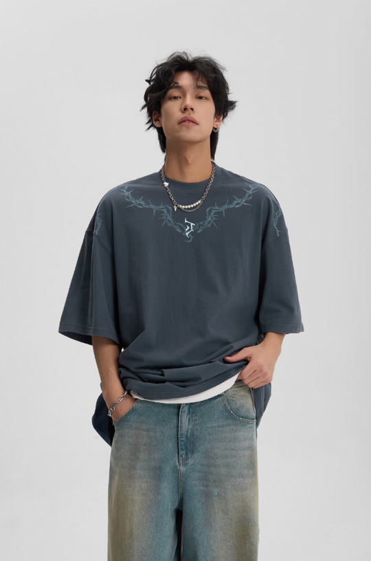 JHYQ Thorn Graphic Logo Tee