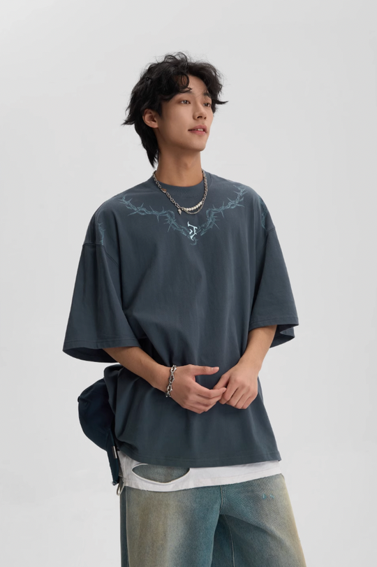JHYQ Thorn Graphic Logo Tee