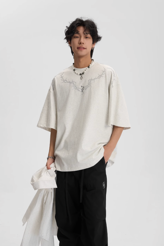 JHYQ Thorn Graphic Logo Tee