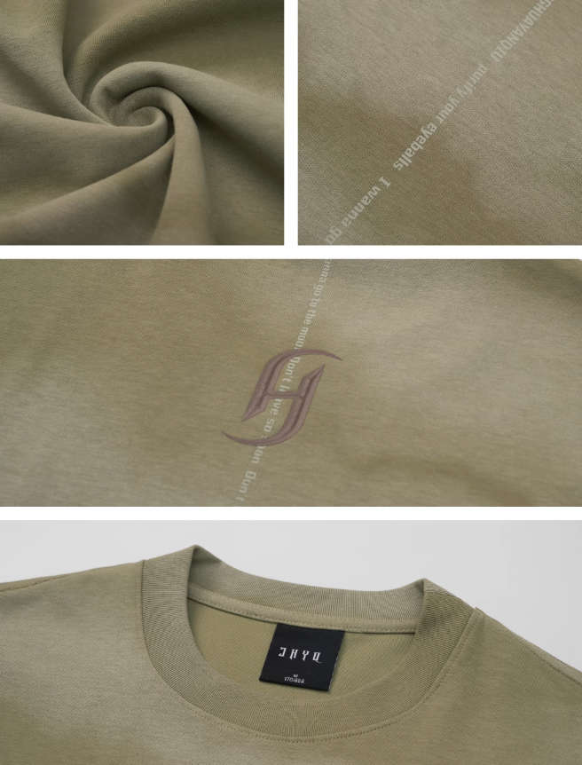 JHYQ Wave Tie Dye Logo Tee