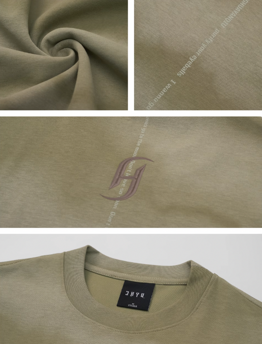 JHYQ Wave Tie Dye Logo Tee