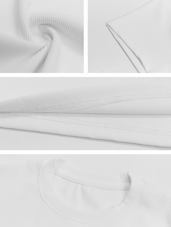 JHYQ Fitted Basic Multi Color Casual Tee