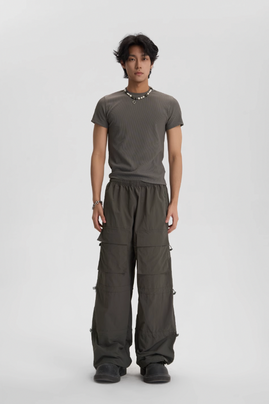 JHYQ Fitted Basic Multi Color Casual Tee