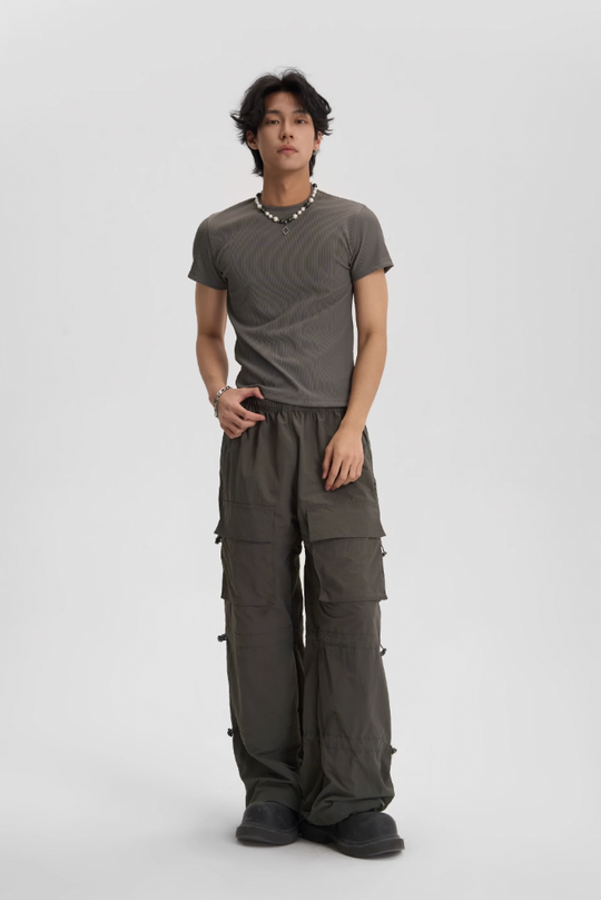 JHYQ Fitted Basic Multi Color Casual Tee