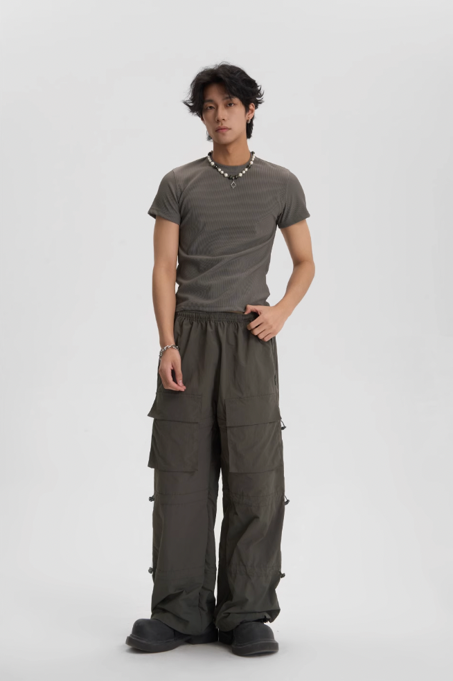 JHYQ Fitted Basic Multi Color Casual Tee