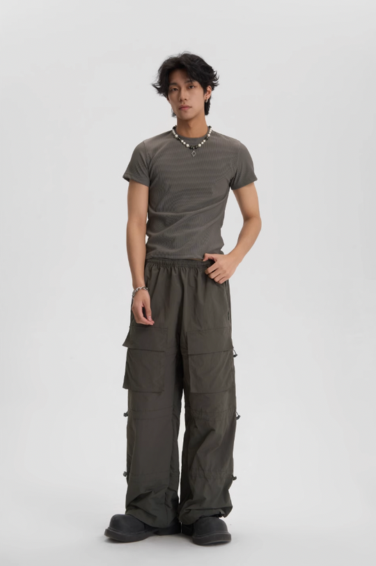 JHYQ Fitted Basic Multi Color Casual Tee