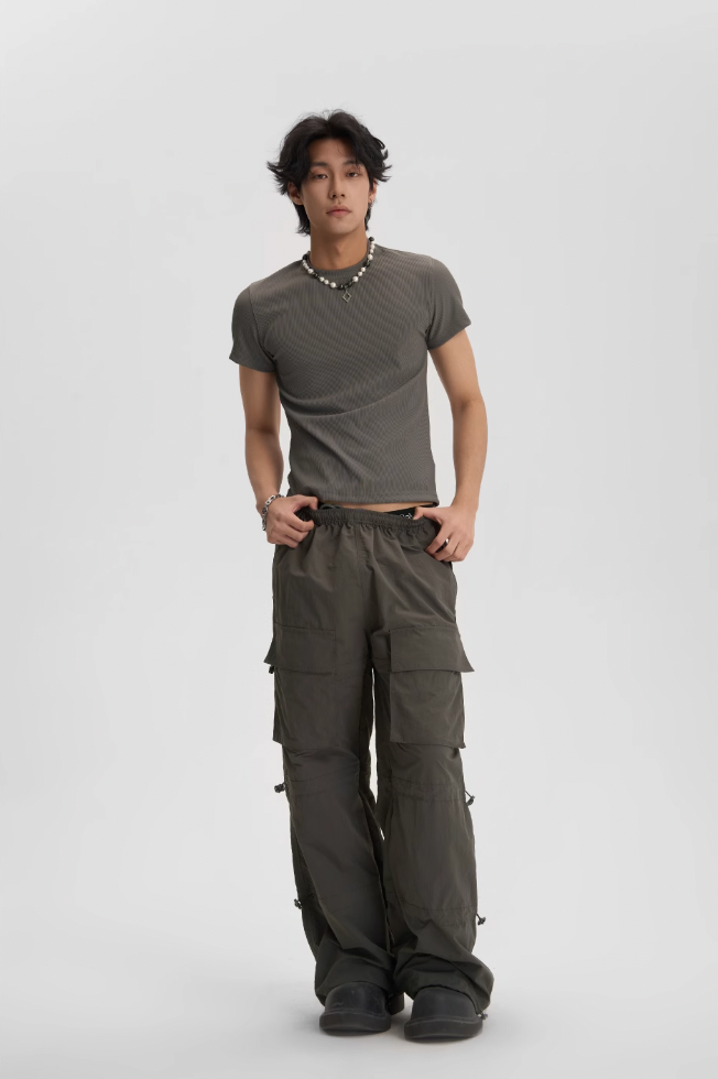 JHYQ Fitted Basic Multi Color Casual Tee