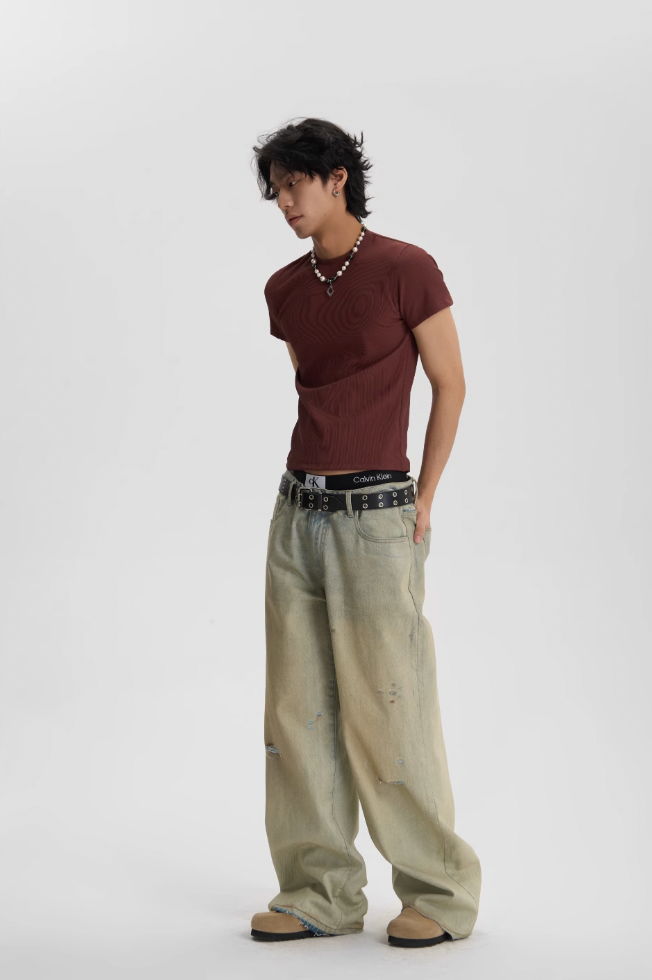 JHYQ Fitted Basic Multi Color Casual Tee