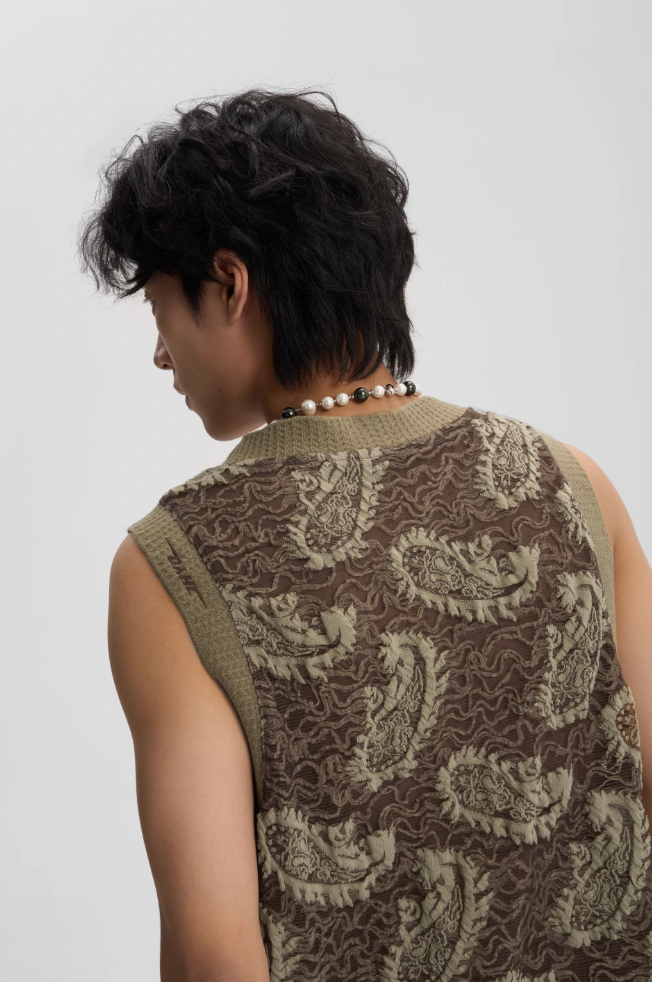 JHYQ Paisley Embroidered Tank Top Tee