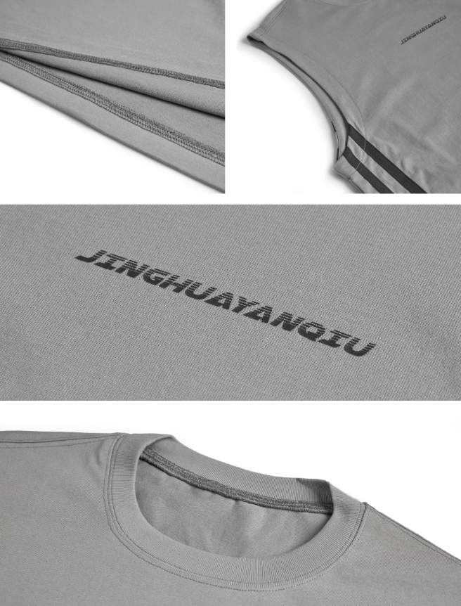 JHYQ Side Stripe Sleeveless Tee