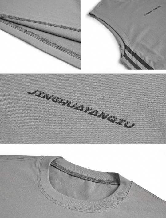 JHYQ Side Stripe Sleeveless Tee