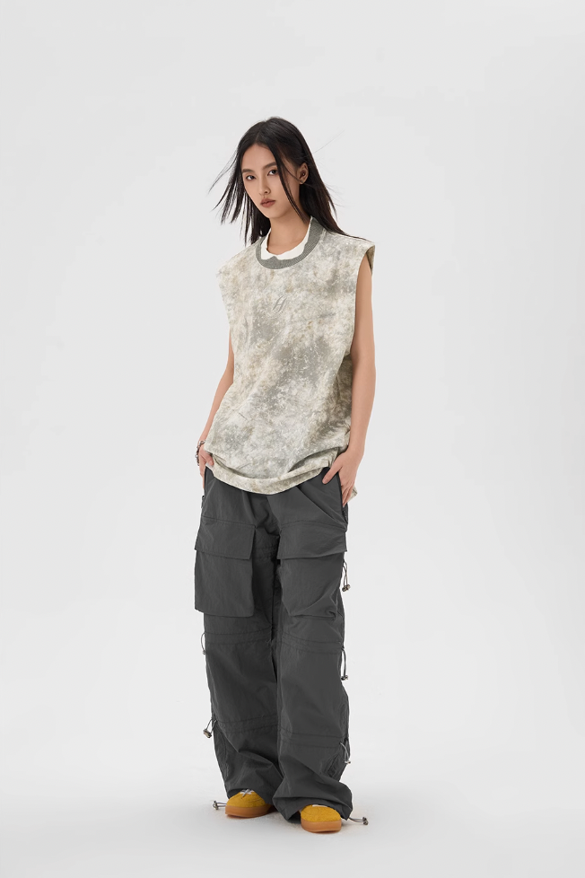 JHYQ Camouflage Sleeveless Tee