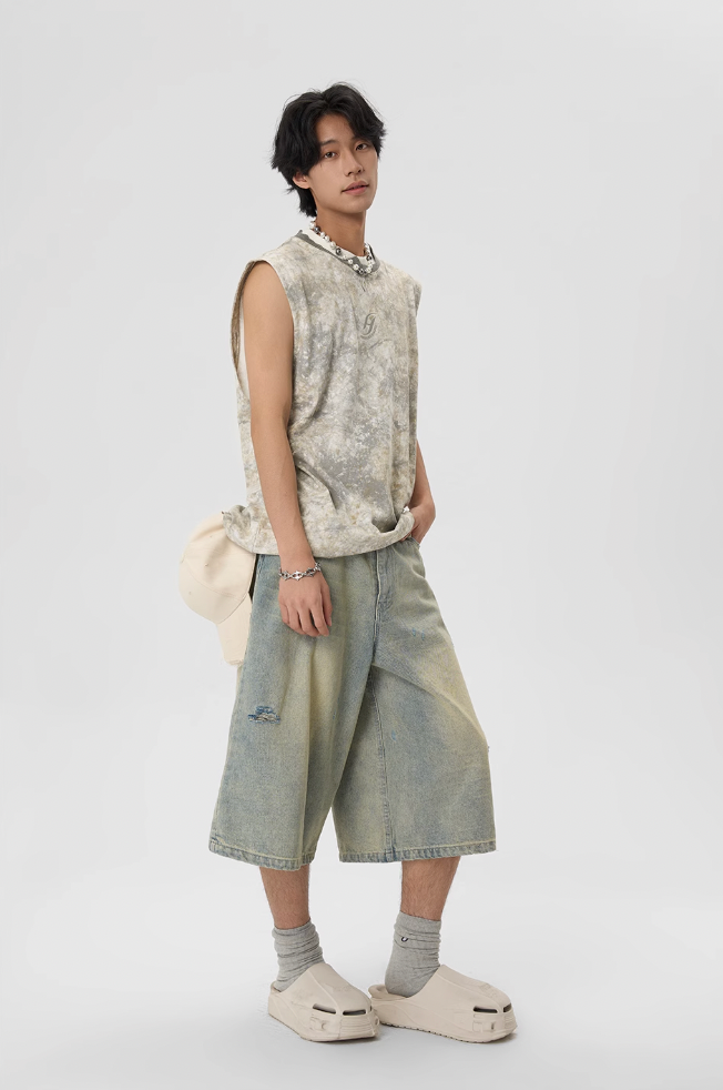 JHYQ Camouflage Sleeveless Tee