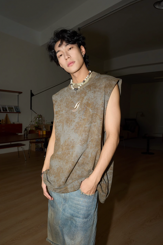 JHYQ Camouflage Sleeveless Tee