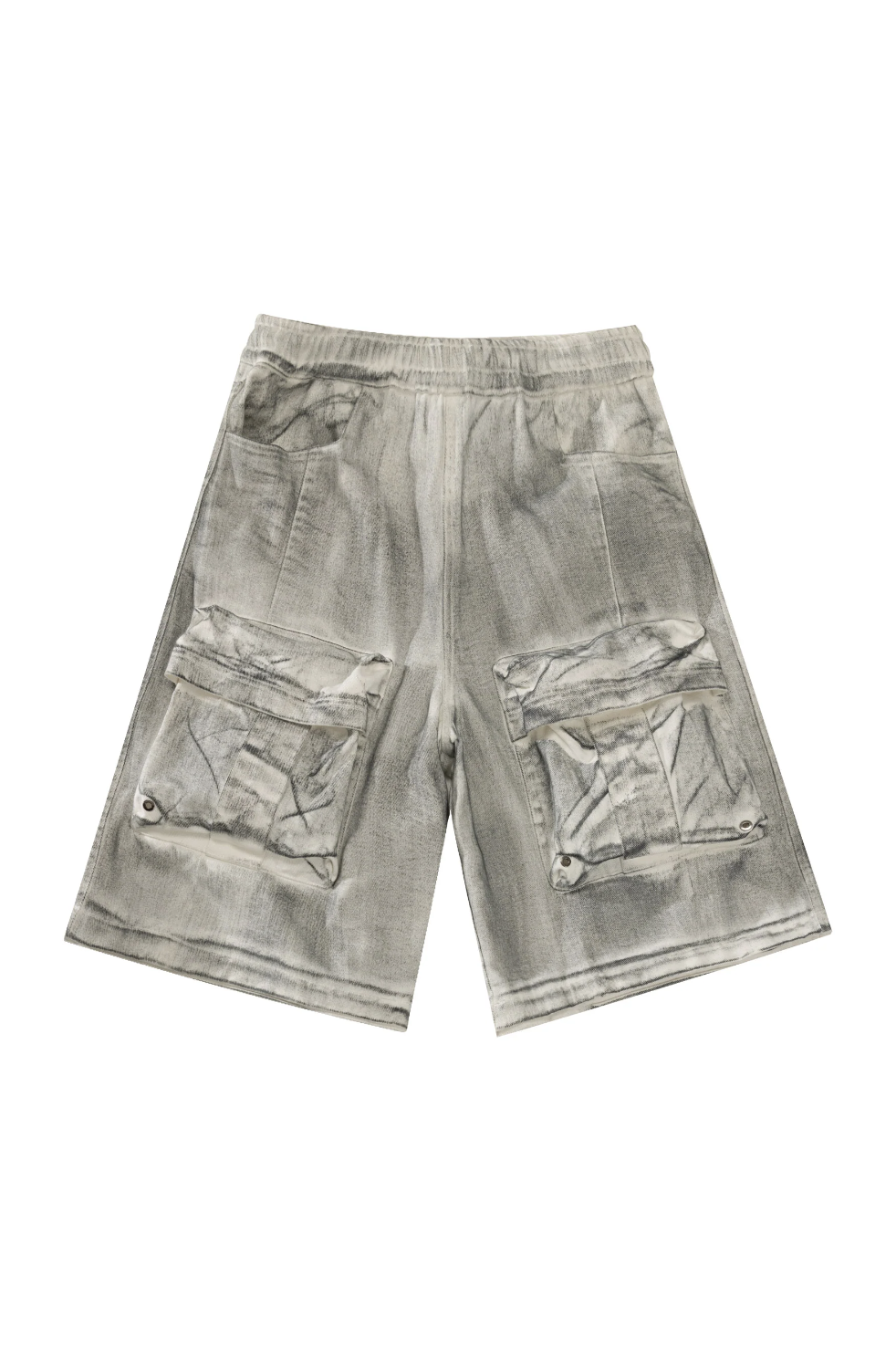 JHYQ Dirty Dye Multi Pocket Removable Work Cargo Pants