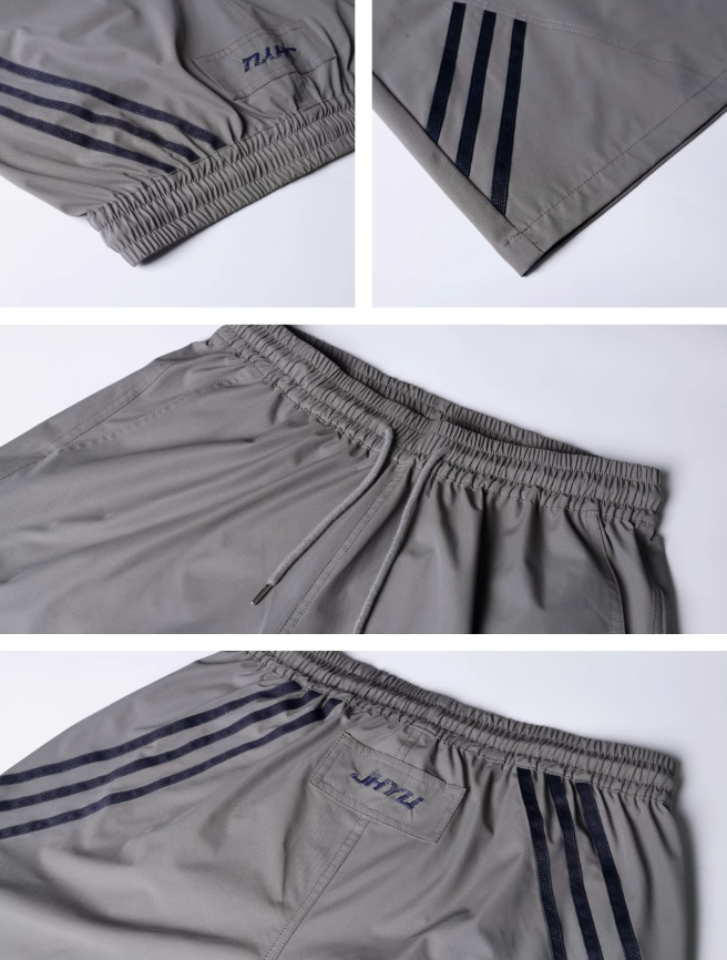 JHYQ Striped Sports Baggy Shorts