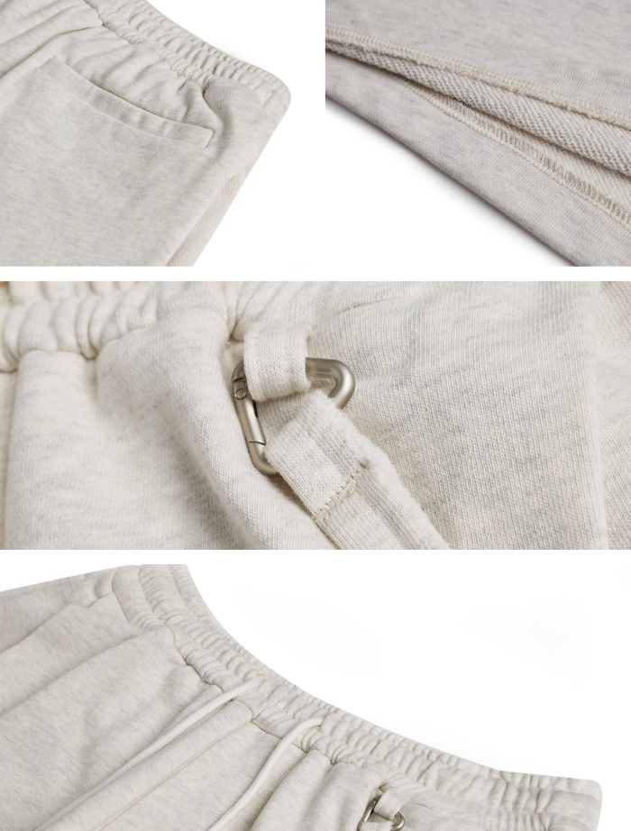 JHYQ Heavyweight Flutter Belt Baggy Sweat Shorts