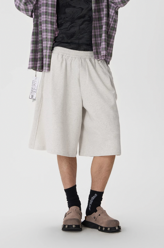 JHYQ Heavyweight Flutter Belt Baggy Sweat Shorts