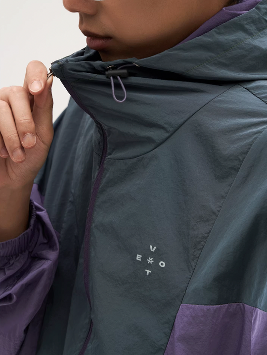 VOTE Colorblock Outdoor Windbreaker Jacket