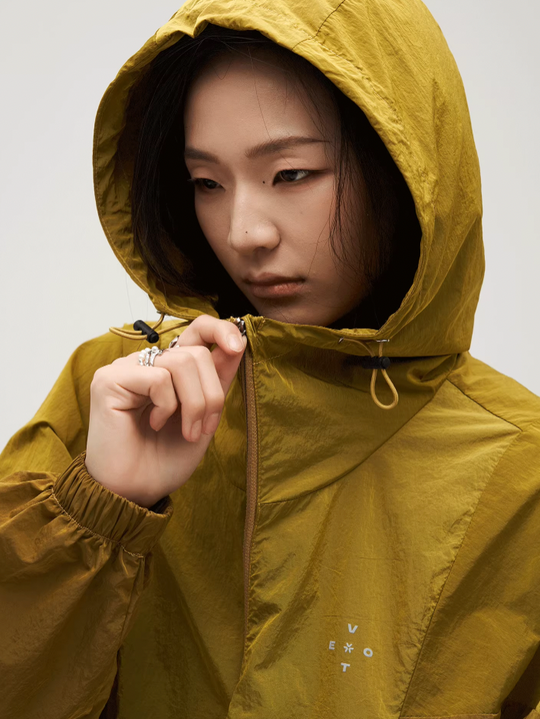 VOTE Colorblock Outdoor Windbreaker Jacket