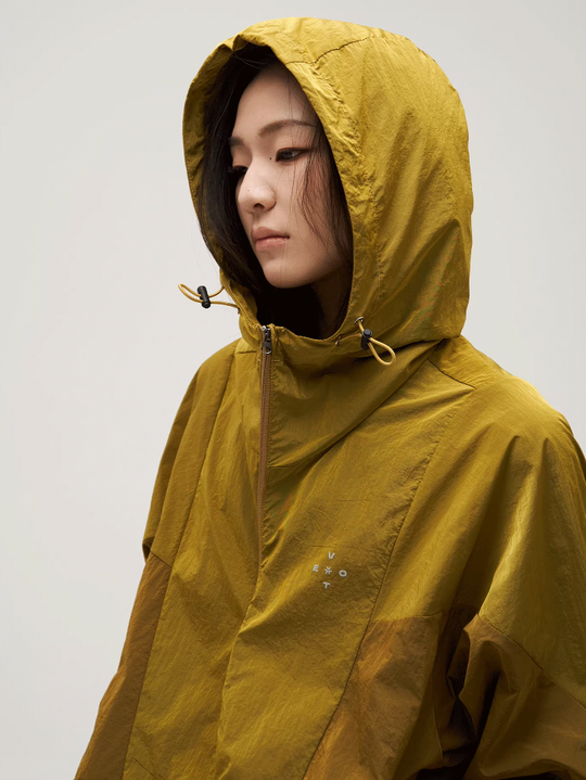 VOTE Colorblock Outdoor Windbreaker Jacket