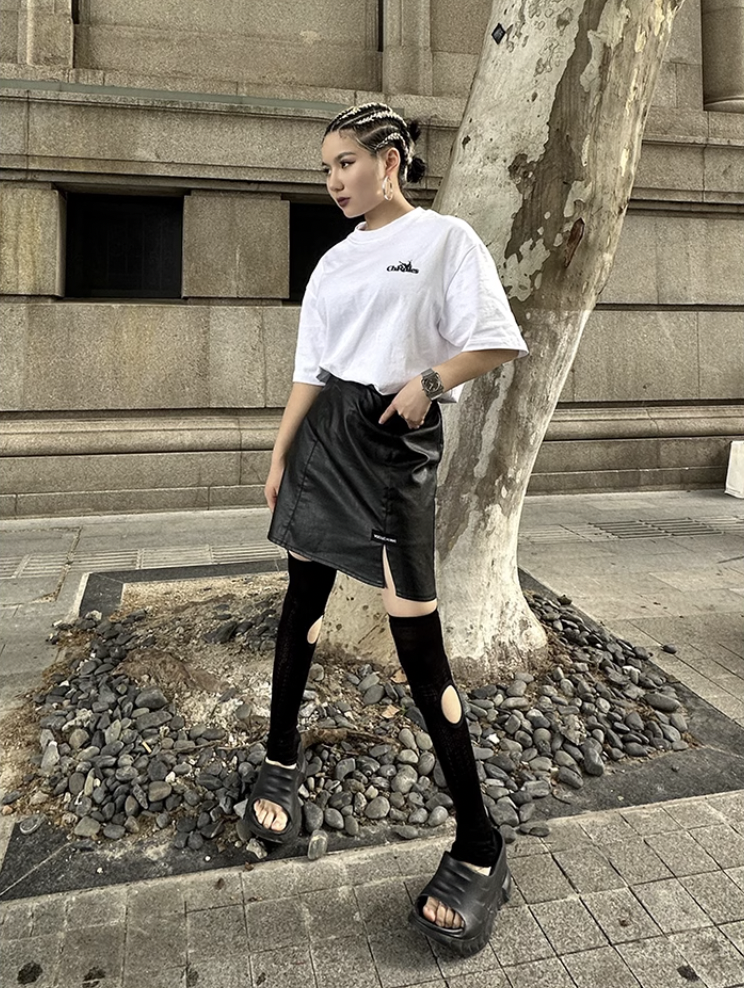 Cashrules / CHRULES Rabbit Girl Basic Logo Tee | Face 3 Face