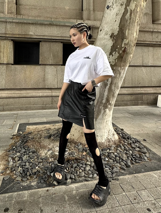 Cashrules / CHRULES Rabbit Girl Basic Logo Tee | Face 3 Face