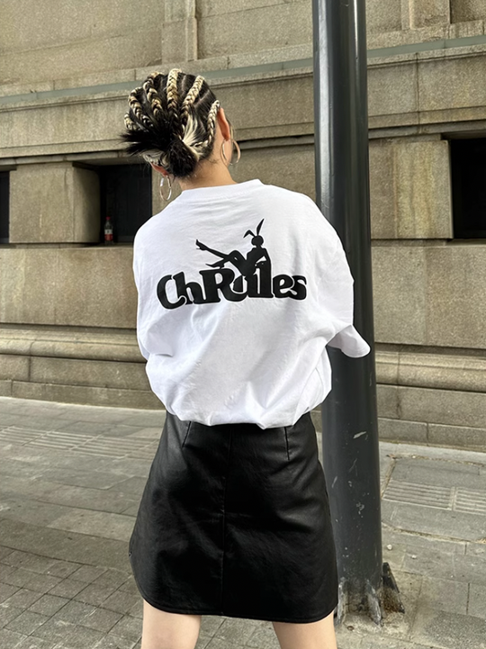 Cashrules / CHRULES Rabbit Girl Basic Logo Tee | Face 3 Face
