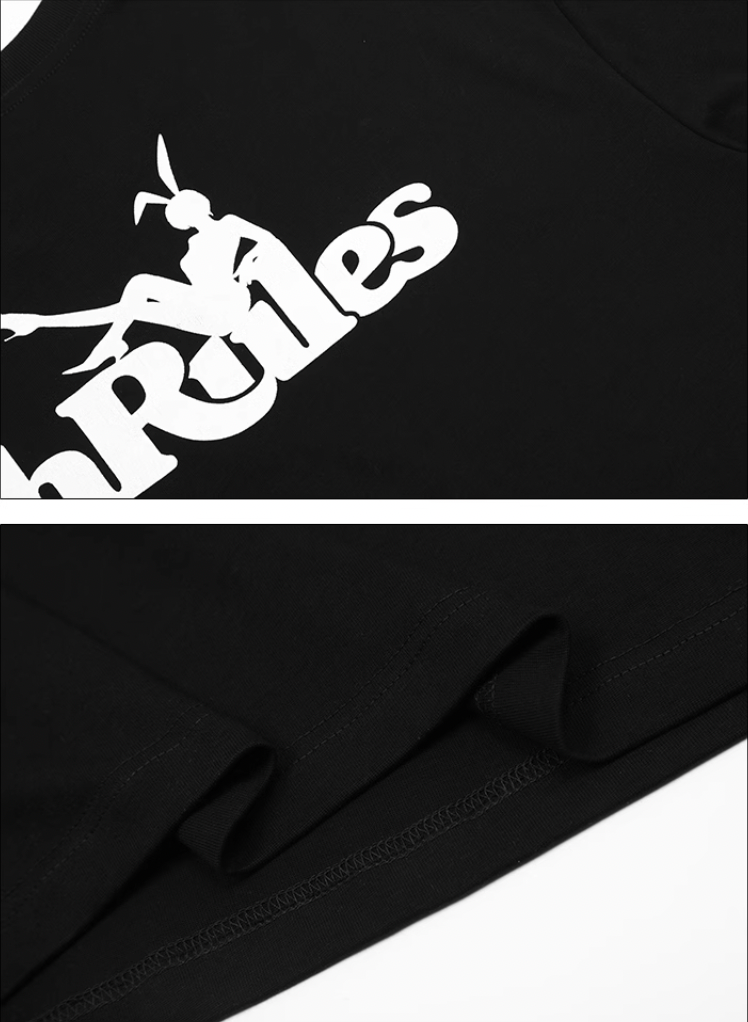 Cashrules / CHRULES Rabbit Girl Basic Logo Tee | Face 3 Face