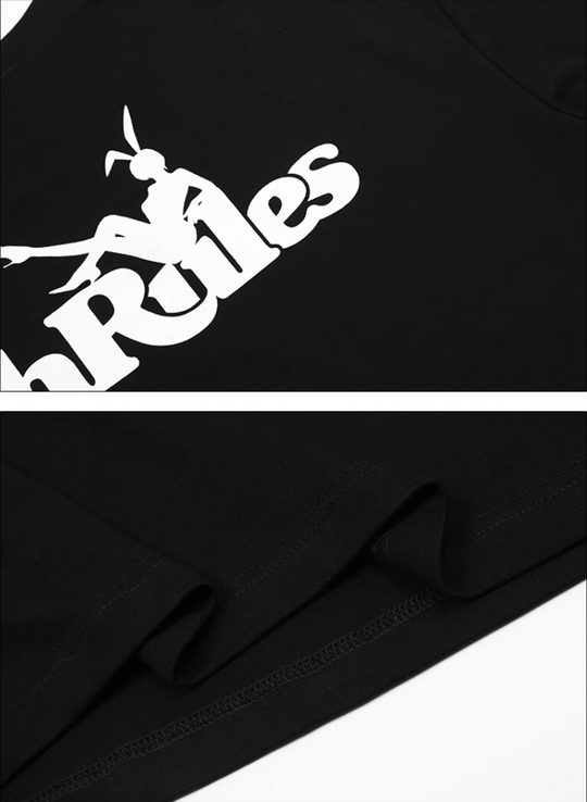 Cashrules / CHRULES Rabbit Girl Basic Logo Tee | Face 3 Face