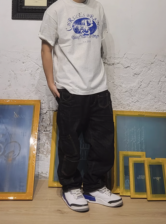 Cashrules / CHRULES Vintage Street Logo Print Tee | Face 3 Face