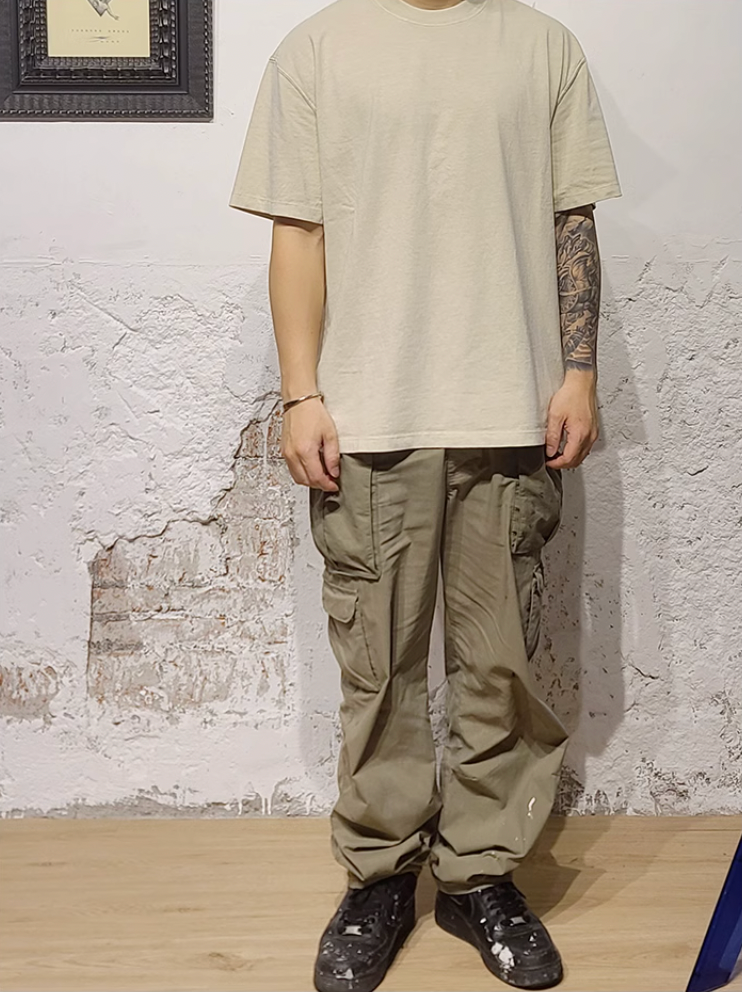 Cashrules / CHRULES Washed Old Solid Color Tee | Face 3 Face