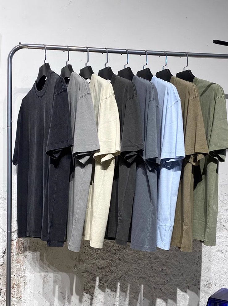 Cashrules / CHRULES Washed Old Solid Color Tee | Face 3 Face