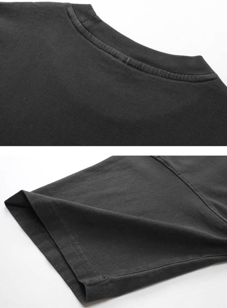 Cashrules / CHRULES Washed Old Solid Color Tee | Face 3 Face