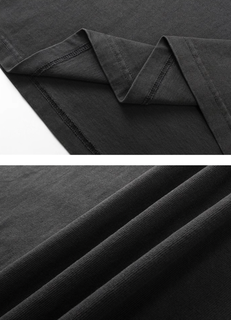 Cashrules / CHRULES Washed Old Solid Color Tee | Face 3 Face