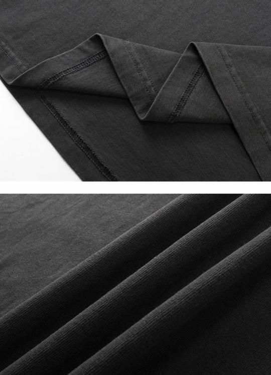 Cashrules / CHRULES Washed Old Solid Color Tee | Face 3 Face