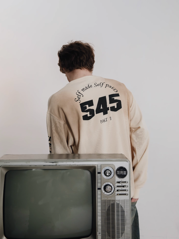 S45 Vintage Spray Dirty Long Sleeve Tee | Face 3 Face