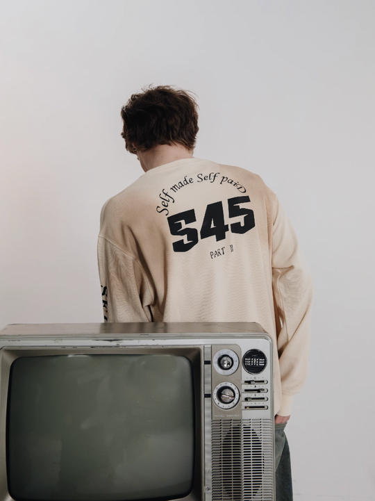 S45 Vintage Spray Dirty Long Sleeve Tee | Face 3 Face