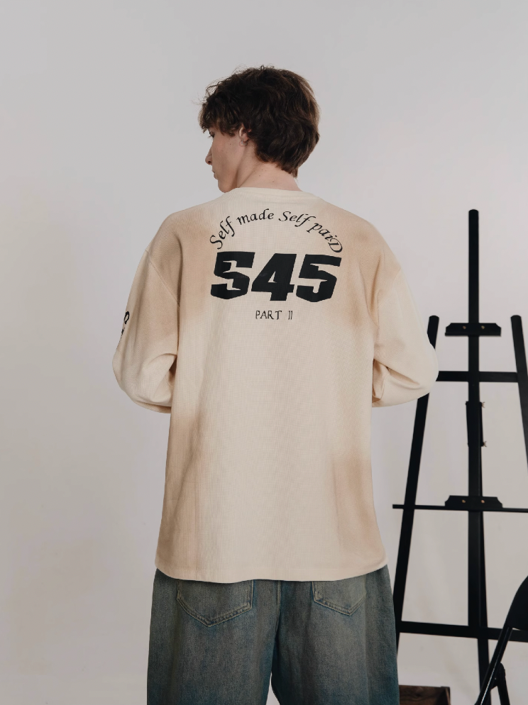 S45 Vintage Spray Dirty Long Sleeve Tee | Face 3 Face