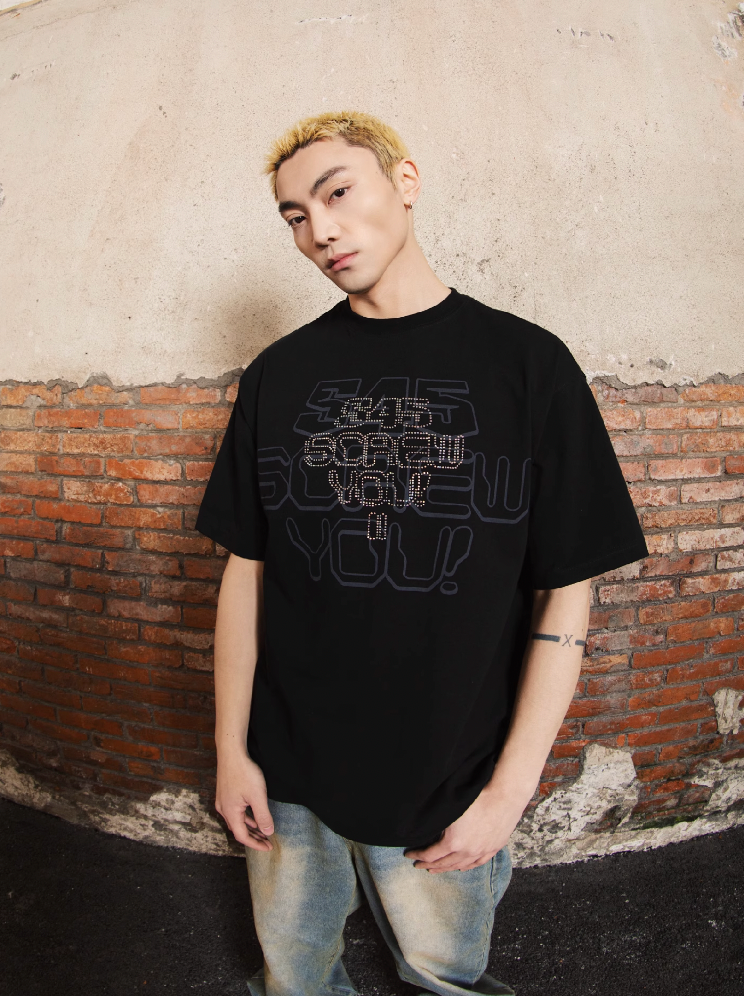 S45 Hot Diamond Printed Tee | Face 3 Face