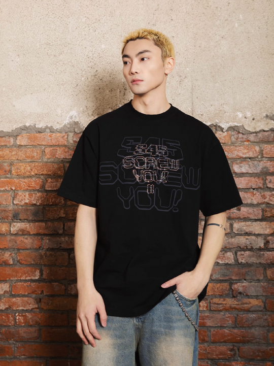 S45 Hot Diamond Printed Tee | Face 3 Face