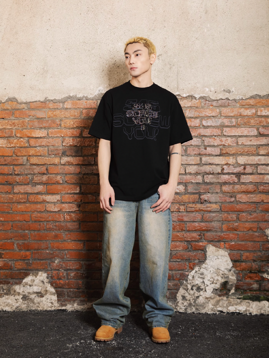 S45 Hot Diamond Printed Tee | Face 3 Face