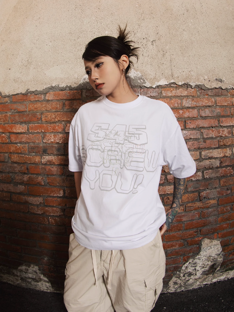 S45 Hot Diamond Printed Tee | Face 3 Face