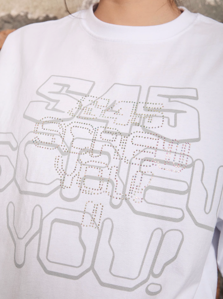 S45 Hot Diamond Printed Tee | Face 3 Face