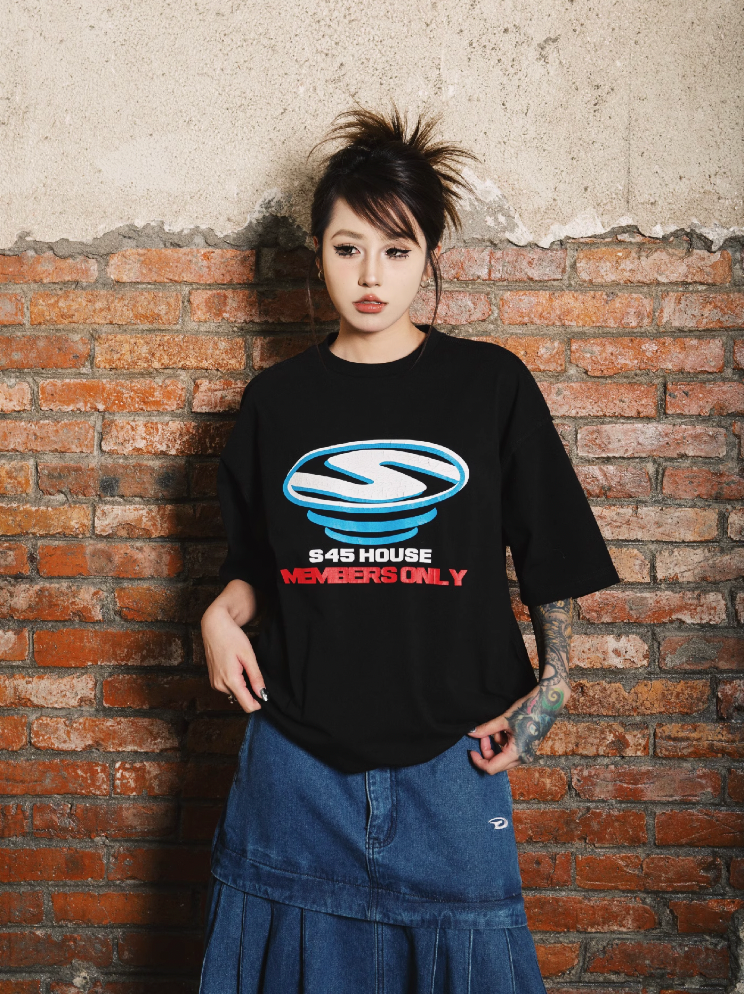 S45 Crackle Print Tee | Face 3 Face