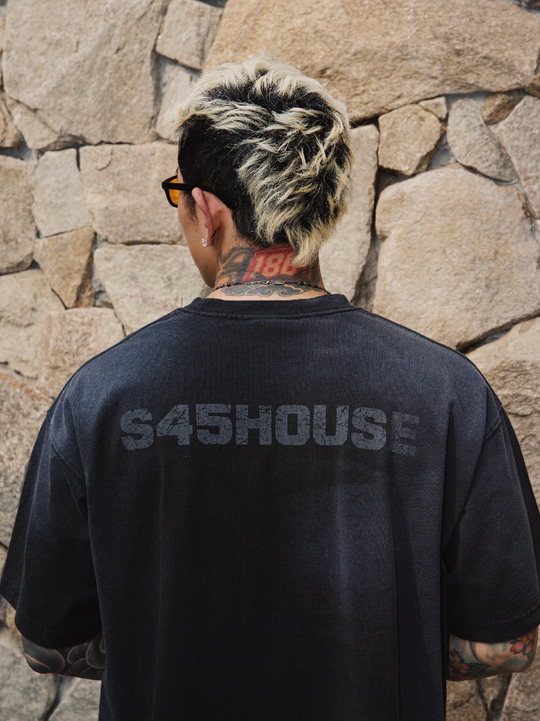 S45 Spray Dirty Washed Tee | Face 3 Face