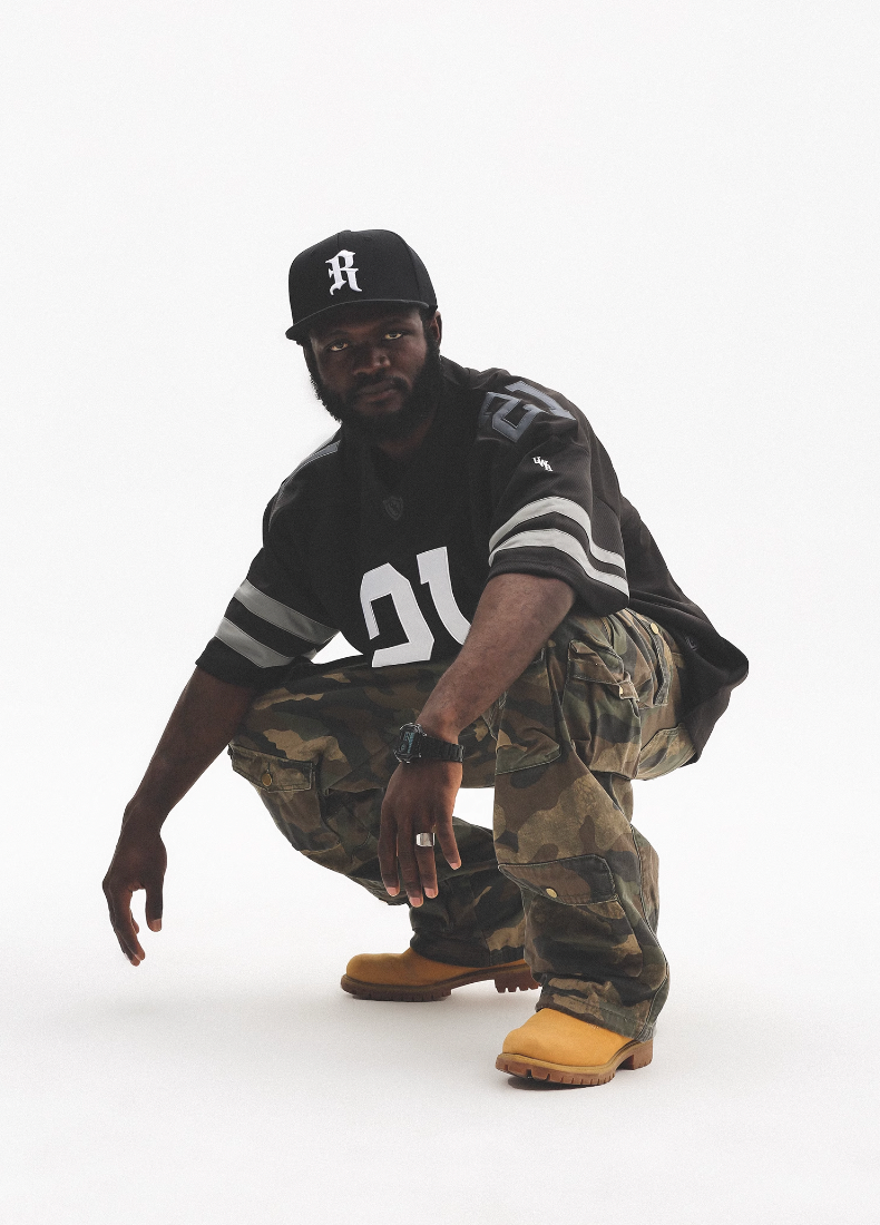 UNTILWERICH Mesh Quilting Embroidered Hockey Jersey | Face 3 Face