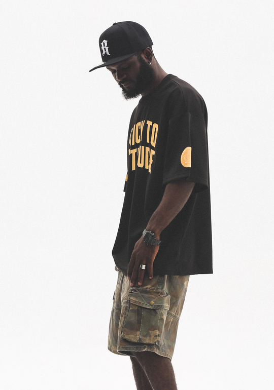 UNTILWERICH Mesh Basic Slogan Print Short Sleeve Basketball Tee | Face 3 Face