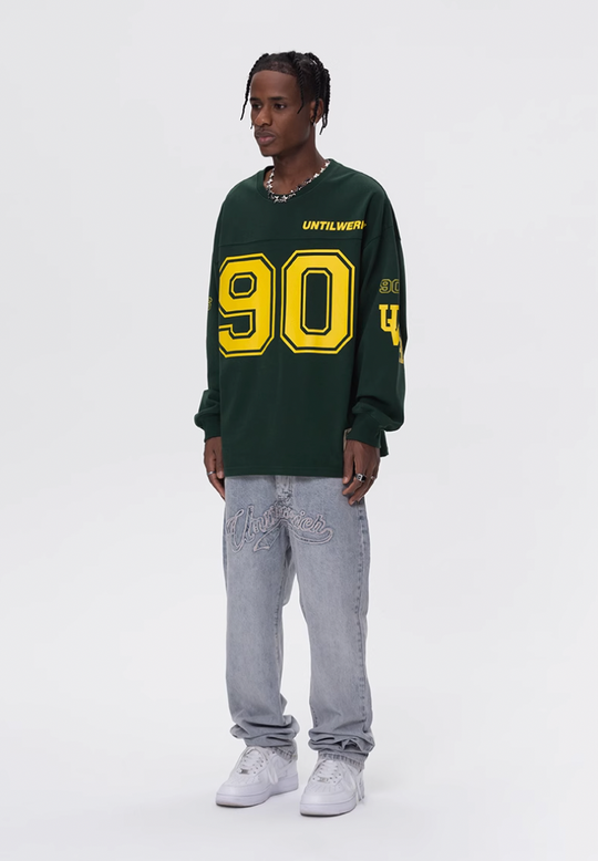 UNTILWERICH 90 Logo Hockey Long Sleeve Jersey Tee | Face 3 Face