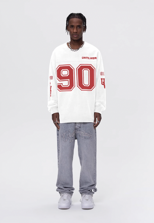 UNTILWERICH 90 Logo Hockey Long Sleeve Jersey Tee | Face 3 Face